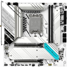 Resim Jginyue B760M Snow Dream D5 Ddr5 Oc 8000 Mhz 4x Nvme HDMI Dp Type-C 1700 Soket Anakart 