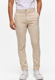 Resim Bej Slim Casual Pantolon 