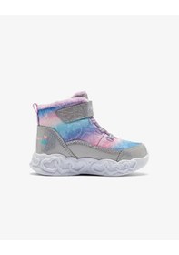 Resim Skechers Infinite Heart Lights - Lovin Hearts Kız Çocuk Gri Işıklı Bot Karışık 