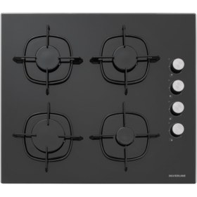 Resim Silverline Siyah Cam Ankastre Set 5 Yıl Garanti (3373 Misto 60+cs5335b01+bo6502b02) 