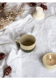 Resim Seramik El Yapımı Kahve Fincanı 