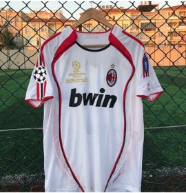 Resim jabuka A.c Milan 2007 Andriy Shevchenko Özel Nostalji Forması (BEYAZ) 