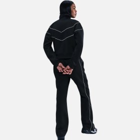 Resim Nike Sportswear Windrunner Tam Boy Fermuarlı Kadın Siyah Ceket | HJ0975-010 