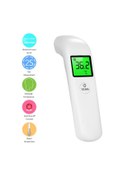 Resim Springsun Kızılötesi Termometre Alın Termometresi Temassız Termometreler Lcd Ekran Yüksek Hassasiyetli El Tipi Sıcaklık Ölçer 