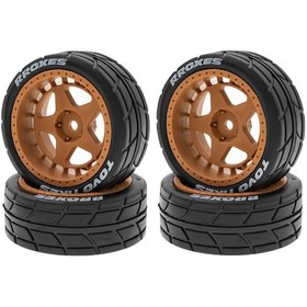 Resim Geeroyoo 1/10 Rc Araç Lastik Seti - 66x46x26mm Off-road Yedek Tekerlek 4 Adet 