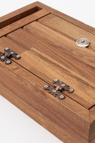 Resim ARDEKS Dekoratif Ahşap Posta Kutusu 