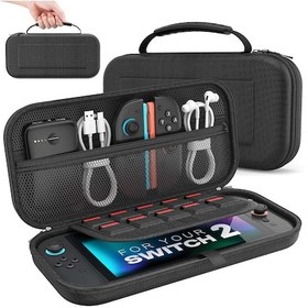 Resim Jianan Nintendo Switch2 Koruyucu Çanta Eva Çanta Switch2 Saklama Çantası Düşme Önleyici Taşınabilir Saklama Çantası Kapaklı Kılıf 