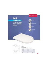 Resim Nkp Amortisörlü Yavaş Kapanır Klozet Kapağı Kolay Montaj 