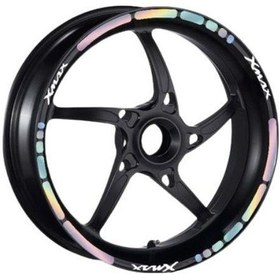 Resim Yamaha Hologramlı Iıı Xmax Uyumlu 1 Set Jant Şeridi 