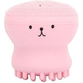 Resim Riverworld Peeling Etkili Mini El Yüz Silikon Cilt Temizleme Fırçası 