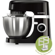 Resim Kumtel Siyah Hamur Yoğurma 1800WATT 4.5lt Dondurma Yapma Aprt. Sm-02 