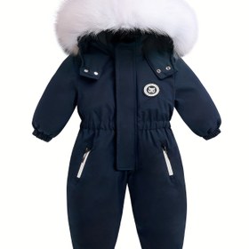 Resim DEAR RABBIT Çocuklar için Kış Montu - Uzun Kollu Kapüşonlu Ceket, Tam Fermuarlı Ön, Mavi Soğuk Hava Dış Giyim, Kolay Fermuar Kapatma ve Sıcak Polyester Dolgu, Erkek ve Kız Çocukları İçin, Günlük ve Resmi Durumlar İçin, Çocuklar Soğuk Hava Giyimleri, Eğlenceli Çocuk Tasarımı, Dayanıklı Çocuk Giyimleri, Çocuklar Dış Giyim, Rahat Stil, Sıcak Yalıtım, Çocuk Giyimleri 