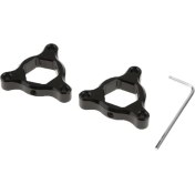 Resim Lnshop 17MM Cnc Alüminyum Bıçağı Altıgen Aniduzed Çatal Ön Hazırlık Kurulcıları Kit Siyah (Yurt Dışından) 