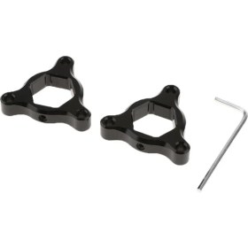 Resim Lnshop 17MM Cnc Alüminyum Bıçağı Altıgen Aniduzed Çatal Ön Hazırlık Kurulcıları Kit Siyah (Yurt Dışından) 