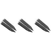 Resim 6 Parça Çizilmez Trim Sticker, Karbon Fiber Dikiz Aynası Koruyucu Sürtünme Önleyici Şerit Sticker - Çeşitli Modeller İçin 
