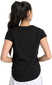 Resim Sendai Kadın Siyah Günlük Stil T-Shirt 25YK013-SYH 