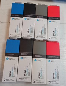 Resim 8 adet Cricut Joy Infusible Ink Transfer Kağıdı 