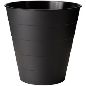 Resim IKEA 10 Lt Çöp Kutusu, Siyah Renk Ikea Ofis Çöp Kutusu Masaaltı Çöp Kovası 28X28 