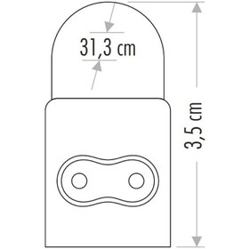 Resim Cata CT-2466B 4w T5 Ledli Bant Armatür 31 Cm 6400K Beyaz 