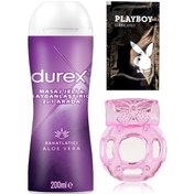 Resim Durex Aloe Vera Masaj&kayganlaştırma Jel + Titreşimli Halka + Hediye 