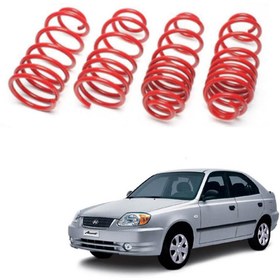 Resim Hyundai Accent spor yay helezon 30mm\u002F30mm 2002-2008 Coil-ex 