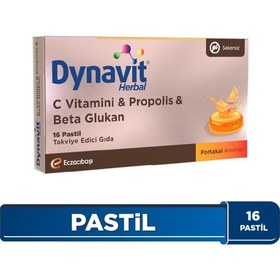 Resim Dynavit Herbal Vitamin C Propolis Beta Glukan Pastil 16 Pastil 