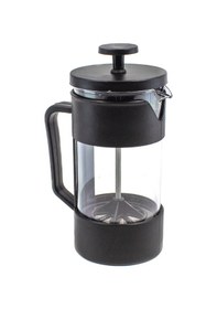 Resim French Press Filtre Kahve Bardağı Bitki Çayı Demlik 420 Ml Siyah 