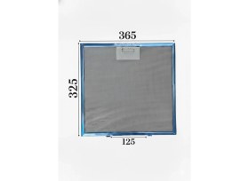 Resim Süppürge Hoover Ile Uyumlu Davlumbaz 36,5X32,5 cm Arka Ara 12,5 cm Aspiratör Filtresi 