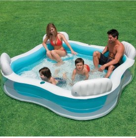 Resim Koltuklu Aile Havuzu Çok Renkli 