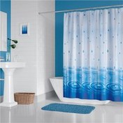 Resim Afeks Home 180x200 cm Polyester Baskılı Banyo Perdesi (AFEKSHOME.10004) 