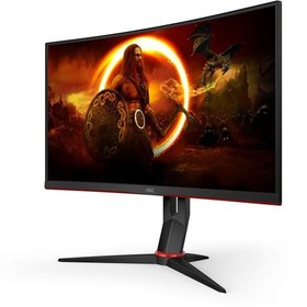 Resim AOC C27G2U-BK 27" 165Hz 1ms (HDMI+Display) FreeSync 2 Full HD Curved LED Monitör 