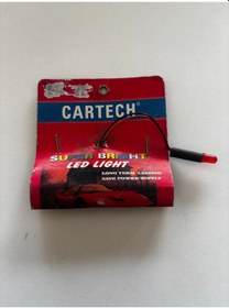 Resim 12v Caydırıcı Yanıp Sönen Sahte Oto Alarmı Kırmızı Led Işık Alarm 