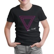 Resim Lady Gaga - Born this Way Logo Siyah Çocuk Tshirt 