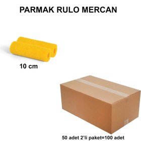 Resim Izmir Fırça Arge Toptan Parmak Rulo Mercan 10 cm (2'LI)-100 Adet 012585 