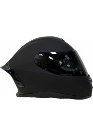 Resim R1 Mat Siyah Kapalı Kask 