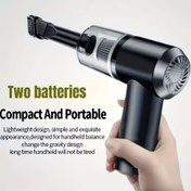Resim El Tipi Çok Fonksiyonlu Süpürge, USB Şarjlı, Çeşitli Senaryolar İçin Uygun İki Renkte Mevcut, Araba Süpürgesi, Ev Süpürgesi, Endüstriyel Süpürge 