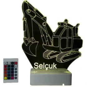 Resim Modiwa Design Çocuklara Özel 3D Kepçe Masaüstü Dekoratif LED Lamba 