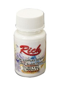 Resim Rich Akrilik Kumaş Boyası 3014 Beyaz 50 Cc. 