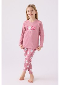 Resim Arnetta Kız Çocuk Pembe Pijama Takımı Ar3088-c-v1 Pembe 