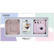 Resim Fujifilm Instax Mini 12 Yeşil Fotoğraf Makinesi - 10'lu Film ve Pleksi Kılıf Bundle Box Fujifilm