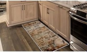 Resim Colorix Carpet Kaymaz Taban Tezgah Önü Mutfak Paspası 75x150 Cm No: 133 