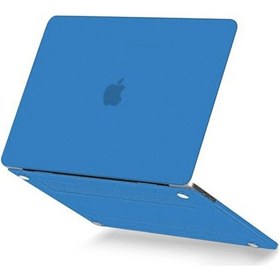Resim Gld-spt- Newface Apple Uyumlu MacBook Pro 13 2021 Apple Uyumlu MacBook Buzlu Kapak - Mavi 