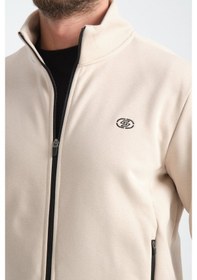 Resim Shooter Sportswear Shooter Erkek Kışlık Eşofman Takımı Thermosoft Teknolojisi Içi Kuzu Görünümlü Regular Kalıp Bej 