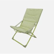 Resim Şezlong Katlanır Şezlong Plaj Sandalyesi Bahçe Koltuğu 