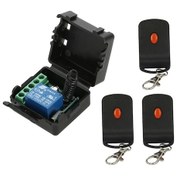 Resim Youmex Akıllı Kablosuz Kumanda Anahtarı - 3 Kumandalı, 433mhz Frekans, Dc12v, Kapı Kontrolü Ve Led Aydınlatma İçin 