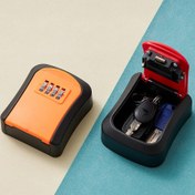 Resim Anahtar Kutusu Şifre Kutusu Şifreli Anahtar Kutusu Şifreli Kilit Kutusu Aksesuarları ile, Kapı Anahtarları için, Dayanıklı Su Geçirmez Anahtar Saklama Kutusu, Yeniden Ayarlanabilir Kod ile, Taşınabilir Pimli, Ev Donanım Aksesuarları 