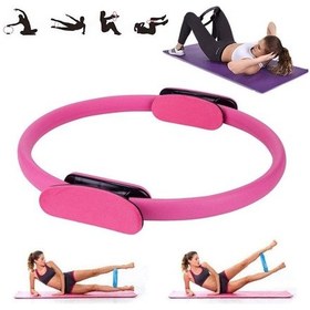 Resim Gymo Yoga Pilates Egzersiz Çemberi 38 CM Pembe 