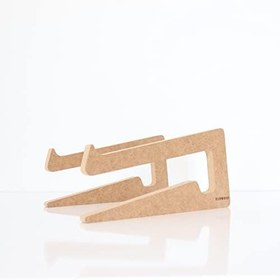 Resim Hanwood Ahşap Laptop Standı - Laptop Yükseltici - 15" ve Daha Büyük Boyutlardaki Laptoplar ile Uyumlu - ALS3 