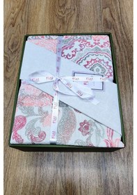 Resim Saldo Bej Tek Kişilik Pike Takımı %100 Pamuk, Lastikli Çarşaflı Bej 