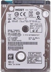 Resim Hitachi-Hikoki 7ZK500 HTS725050A7E630 2.5" 500 GB 7200 RPM SATA 3 HDD 